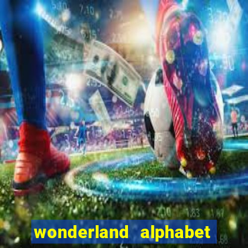 wonderland alphabet comic studio